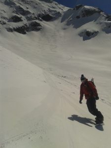 Jon below the Glacier de Combeynot