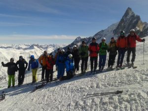 2 groups in La Grave last year