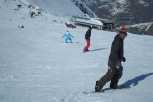 Learning to snowboard