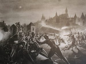 Painting of the battle
