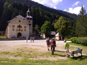 Baroque church near Les Contamines on TMB