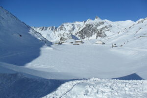 St Bernard pass and monastery