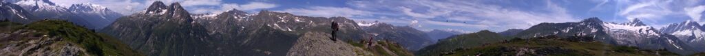 Panorama from Aiguillette des Possettes