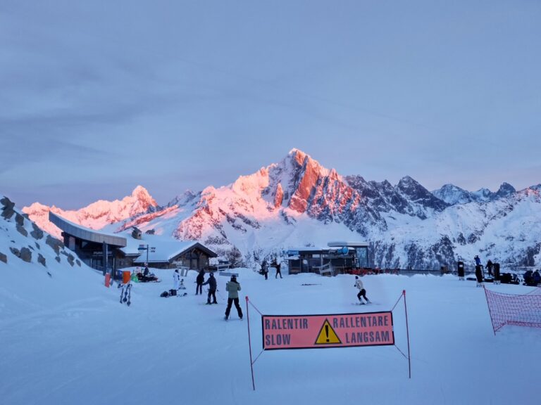 Alpenglow from Brevent, Chamonix