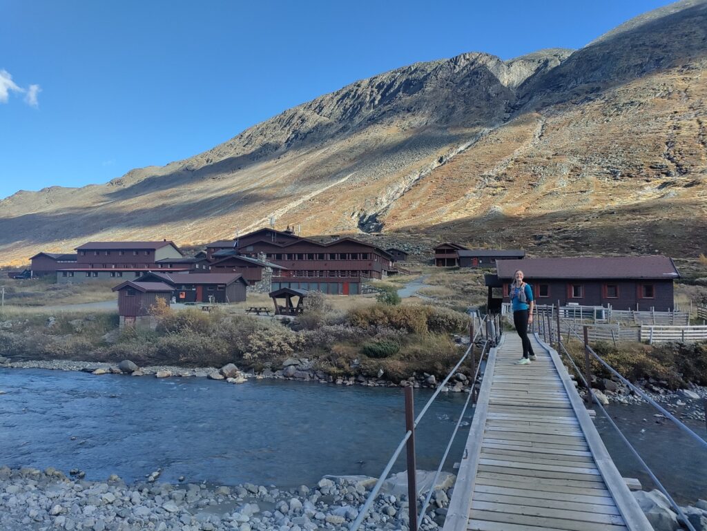Norwegian trekking lodge